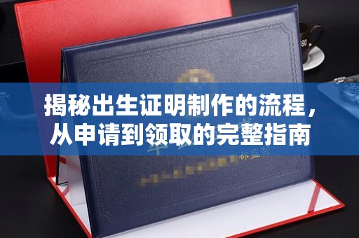 潮州揭秘出生证明制作的流程，从申请到领取的完整指南