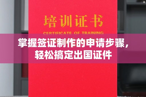 潮州掌握签证制作的申请步骤，轻松搞定出国证件
