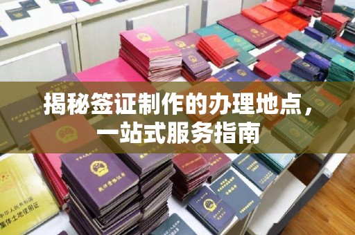 潮州揭秘签证制作的办理地点，一站式服务指南