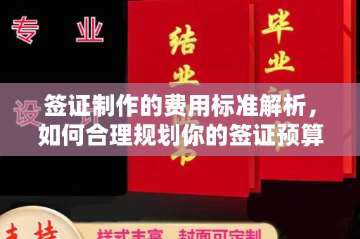潮州签证制作的费用标准解析，如何合理规划你的签证预算