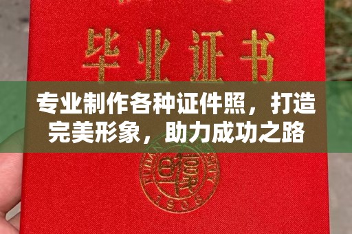 潮州专业制作各种证件照，打造完美形象，助力成功之路