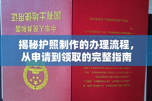 潮州揭秘护照制作的办理流程，从申请到领取的完整指南