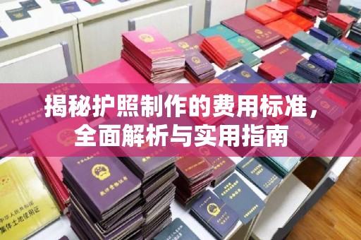 潮州揭秘护照制作的费用标准，全面解析与实用指南
